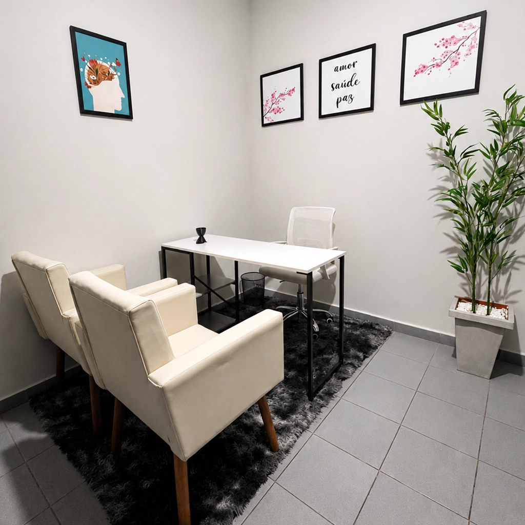 Sala de atendimento individual e consultas
